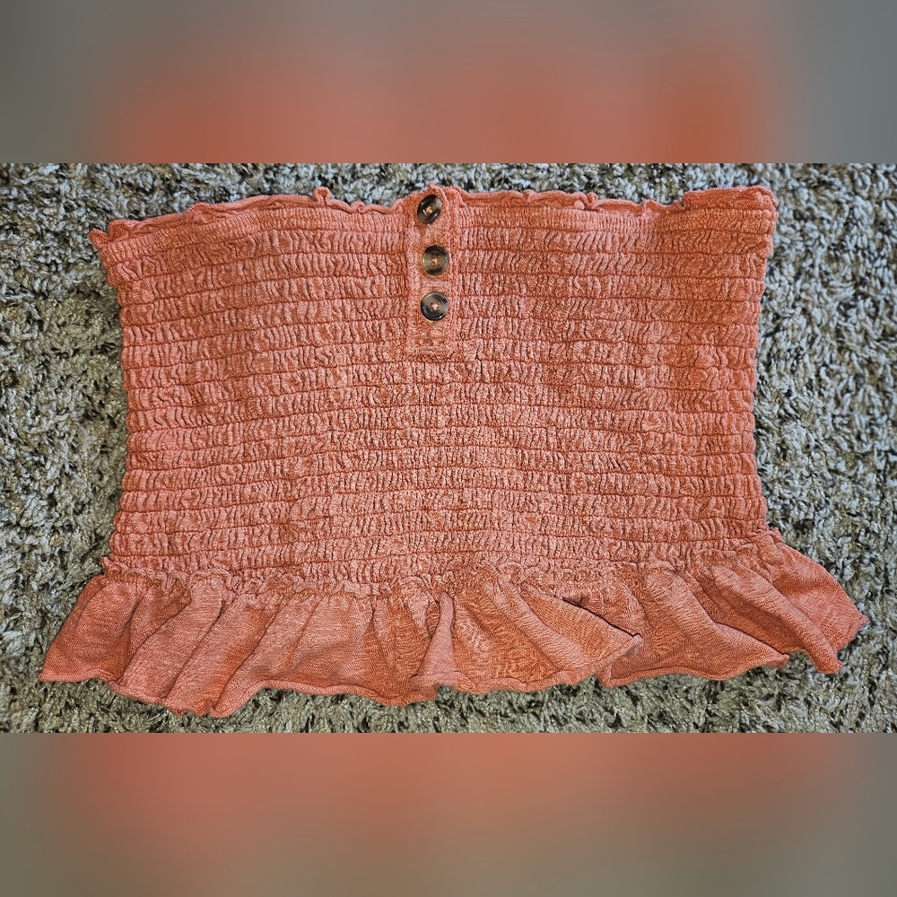 Two Smocked Tube Tops - Picture 2 of 9